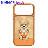 NİMMY MagSafe-Compatible 3D Dog Embroidered N-YSMC Phone Case for iPhone 17 Pro Max · 1