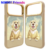 NİMMY MagSafe-Compatible 3D Dog Embroidered N-YSMC Phone Case for iPhone 17 Pro Max · 3
