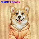 NİMMY MagSafe-Compatible 3D Dog Embroidered N-YSMC Phone Case for iPhone 17 Pro Max · 2