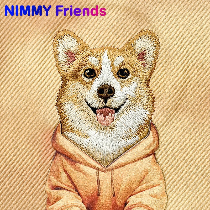 NİMMY MagSafe-Compatible 3D Dog Embroidered N-YSMC Phone Case for iPhone 17 Pro Max · 2