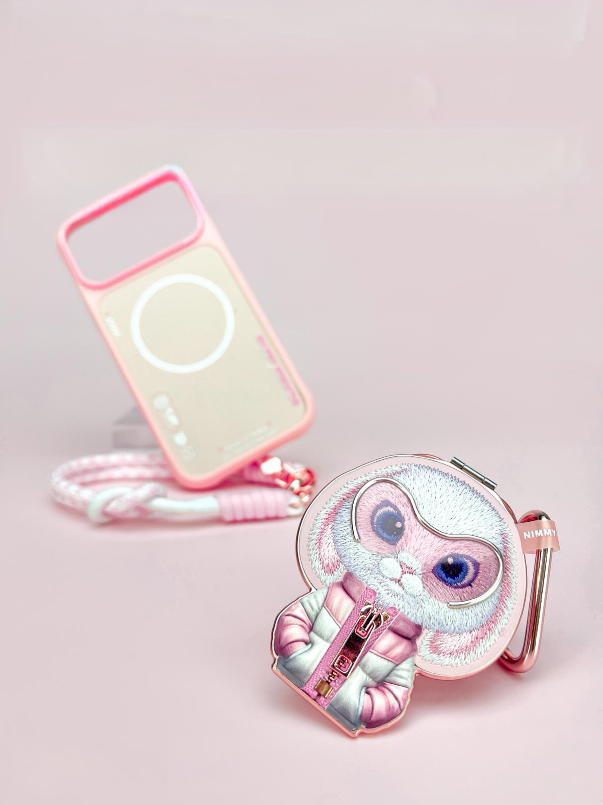 NIMMY MagSafe-Compatible Pembe Tavşan Aparatlı Cool And Cute 2.0 Phone Case for iPhone 17 Pro Max / iPhone 18 Pro Max · 4