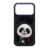 NIMMY 3D Göz Panda Detail Embroidered Kabartmalı New Big Eyes Case for iPhone 17 Pro / iPhone 18 Pro · 2