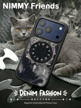 NIMMY MagSafe-Compatible Denim Metal Buttons Nimmy Case for iPhone 17 Pro / iPhone 18 Pro · 1