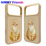 NİMMY MagSafe-Compatible Pearl Necklace 3D Cat Embroidered N-XYSS Phone Case for iPhone 17 Pro · 4