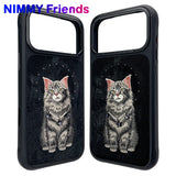 NİMMY MagSafe-Compatible Pearl Necklace 3D Cat Embroidered N-XYSS Phone Case for iPhone 17 Pro · 4