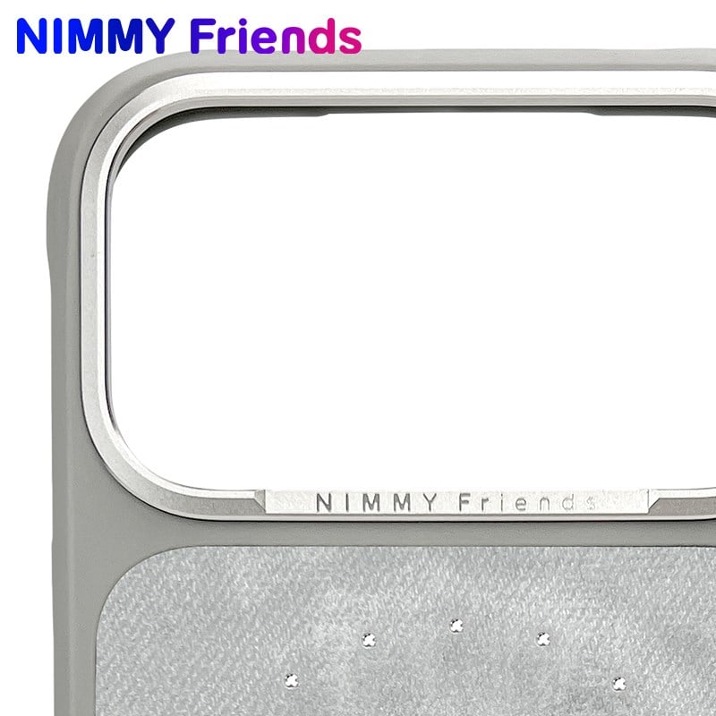 NİMMY MagSafe-Compatible Pearl Necklace 3D Cat Embroidered N-XYSS Phone Case for iPhone 17 Pro · 2