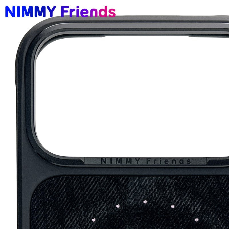 NİMMY MagSafe-Compatible Pearl Necklace 3D Cat Embroidered N-XYSS Phone Case for iPhone 17 Pro · 2