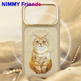 NİMMY MagSafe-Compatible Pearl Necklace 3D Cat Embroidered N-XYSS Phone Case for iPhone 17 Pro · 5