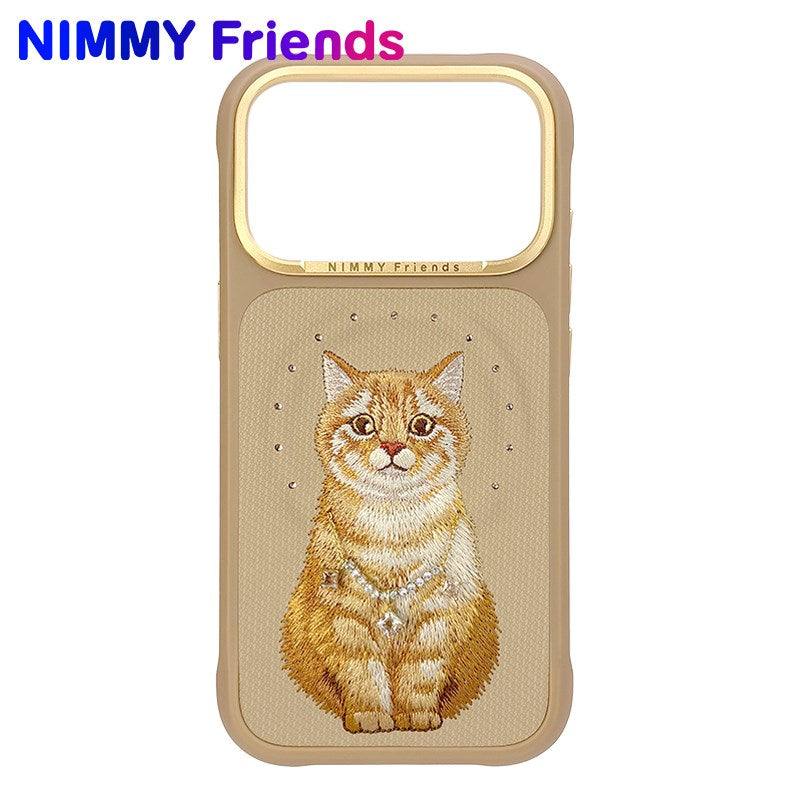 NİMMY MagSafe-Compatible Pearl Necklace 3D Cat Embroidered N-XYSS Phone Case for iPhone 17 Pro · 1