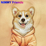 NİMMY MagSafe-Compatible 3D Dog Embroidered N-YSMC Phone Case for iPhone 17 Pro · 2