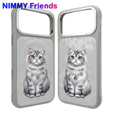 NİMMY MagSafe-Compatible Pearl Necklace 3D Cat Embroidered N-XYSS Phone Case for iPhone 17 Pro · 4