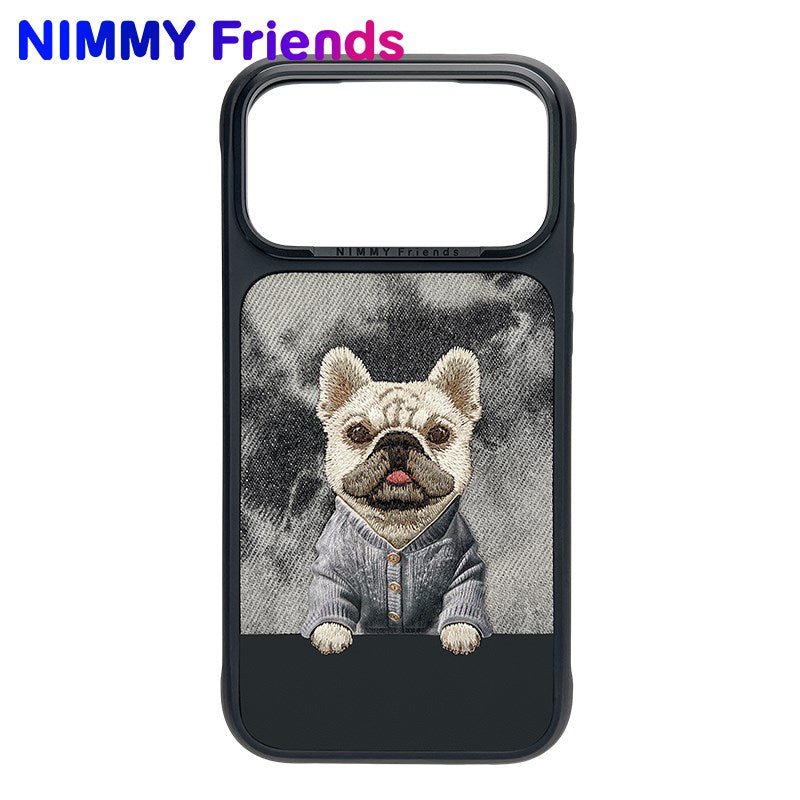 NİMMY MagSafe-Compatible 3D Dog Embroidered N-YSMC Phone Case for iPhone 17 Pro · 1