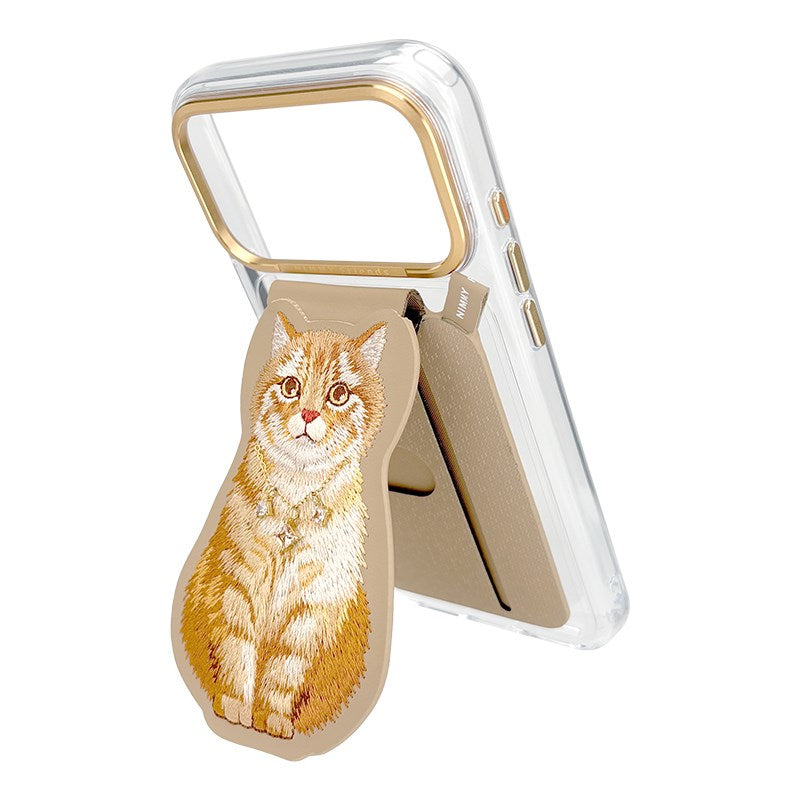 NIMMY · Interchangeable Magnetic 3D Embroidered Necklace Stand and Card Holder Nimmy Phone Case for iPhone 18 Pro Max · 4