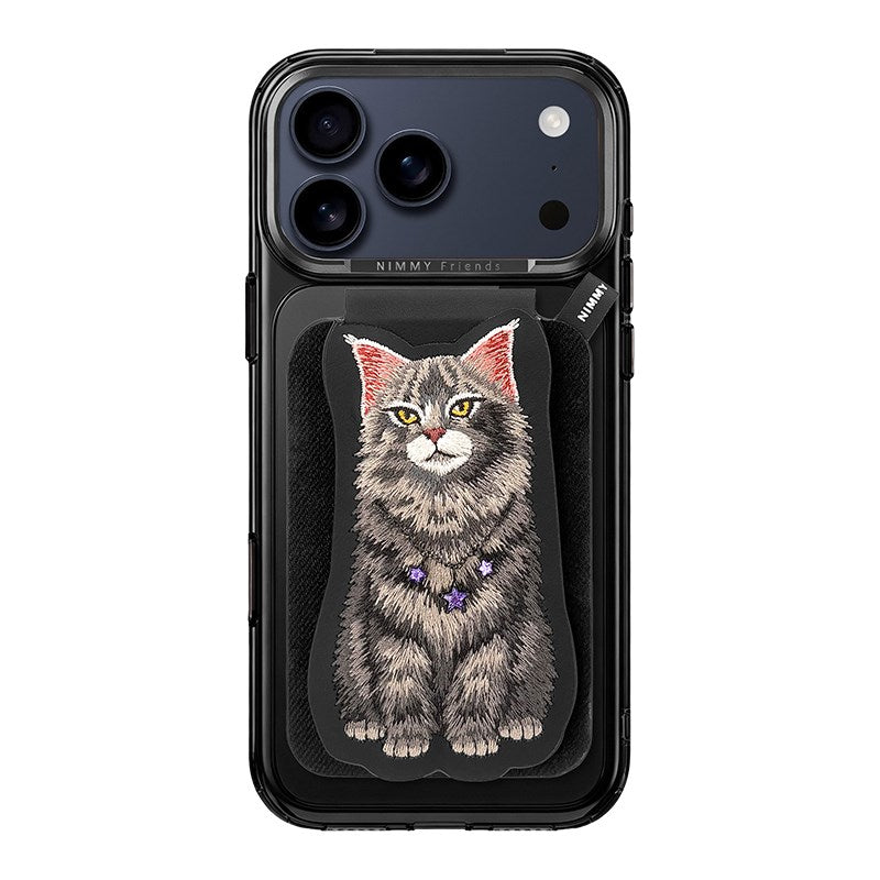 NIMMY · Interchangeable Magnetic 3D Embroidered Necklace Stand and Card Holder Nimmy Phone Case for iPhone 18 Pro Max · 1