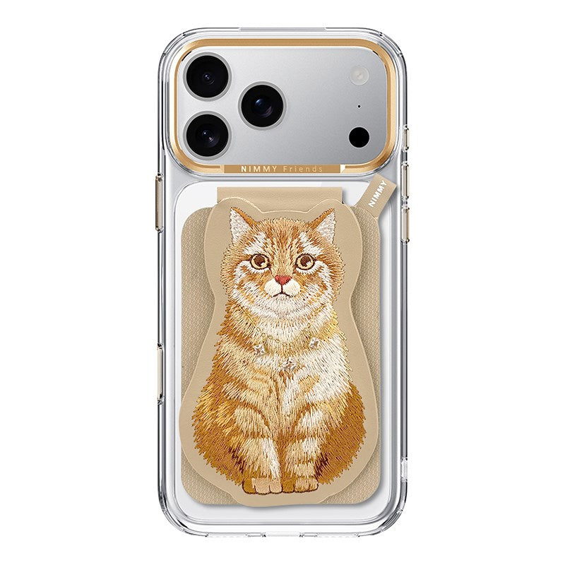 NIMMY · Interchangeable Magnetic 3D Embroidered Necklace Stand and Card Holder Nimmy Phone Case for iPhone 18 Pro Max · 1