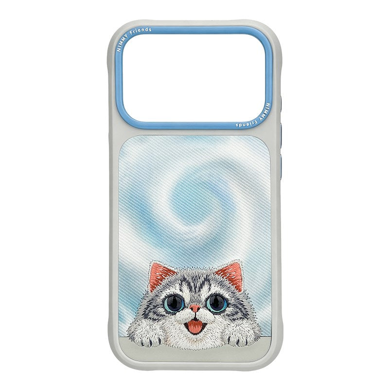 NIMMY Embroidered Cat Design Nimmy Phone Case for iPhone 18 Pro Max · 1
