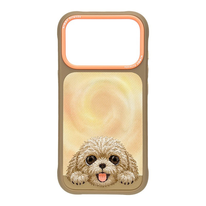 NIMMY Embroidered Dog Design Nimmy Phone Case for iPhone 18 Pro Max · 1