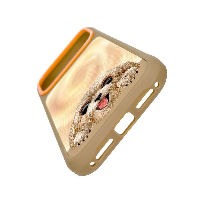 NIMMY Embroidered Dog Design Nimmy Phone Case for iPhone 18 Pro Max · 3