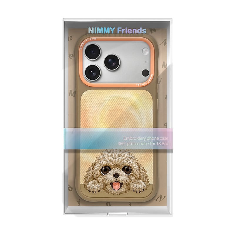 NIMMY Embroidered Dog Design Nimmy Phone Case for iPhone 18 Pro Max · 7