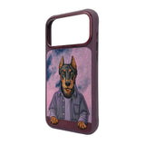 NIMMY Gerçek Doberman Embroidered Nimmy Phone Case N-YSMC for iPhone 18 Pro Max · 6