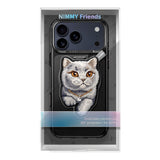 NIMMY MagSafe-Compatible · Interchangeable Magnetic 3D Eye Detail Kedi Detaylı Stand Nimmy Phone Case for iPhone 18 Pro Max · 6