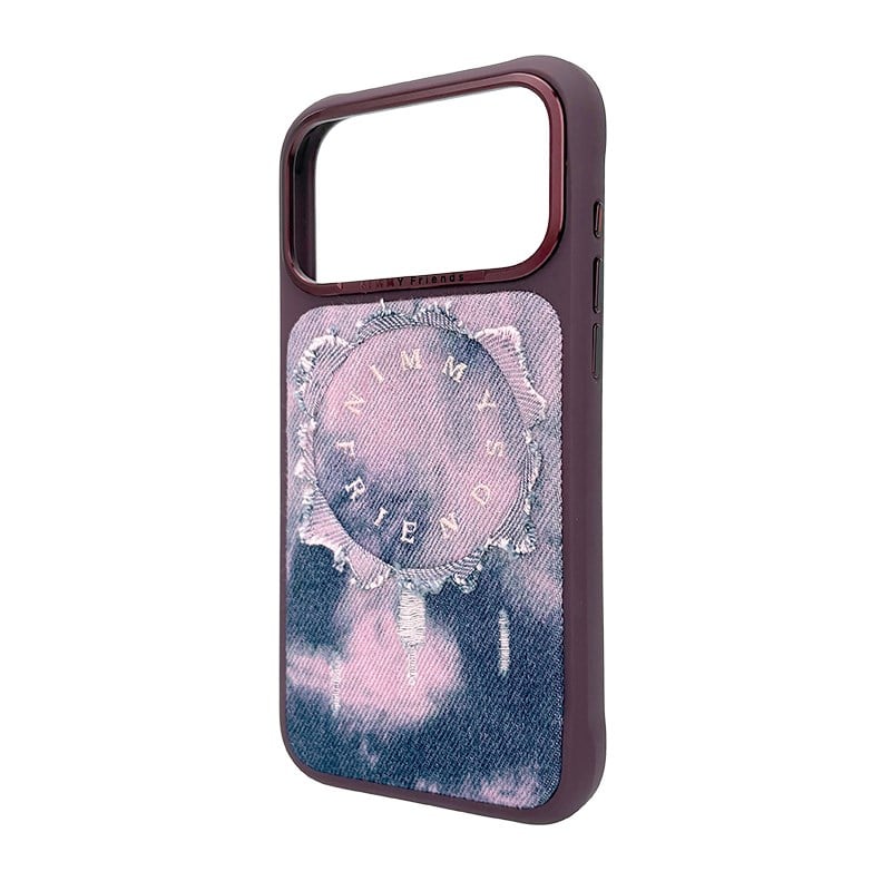 NIMMY MagSafe-Compatible Denim Metal Buttons Nimmy Case for iPhone 18 Pro Max · 3