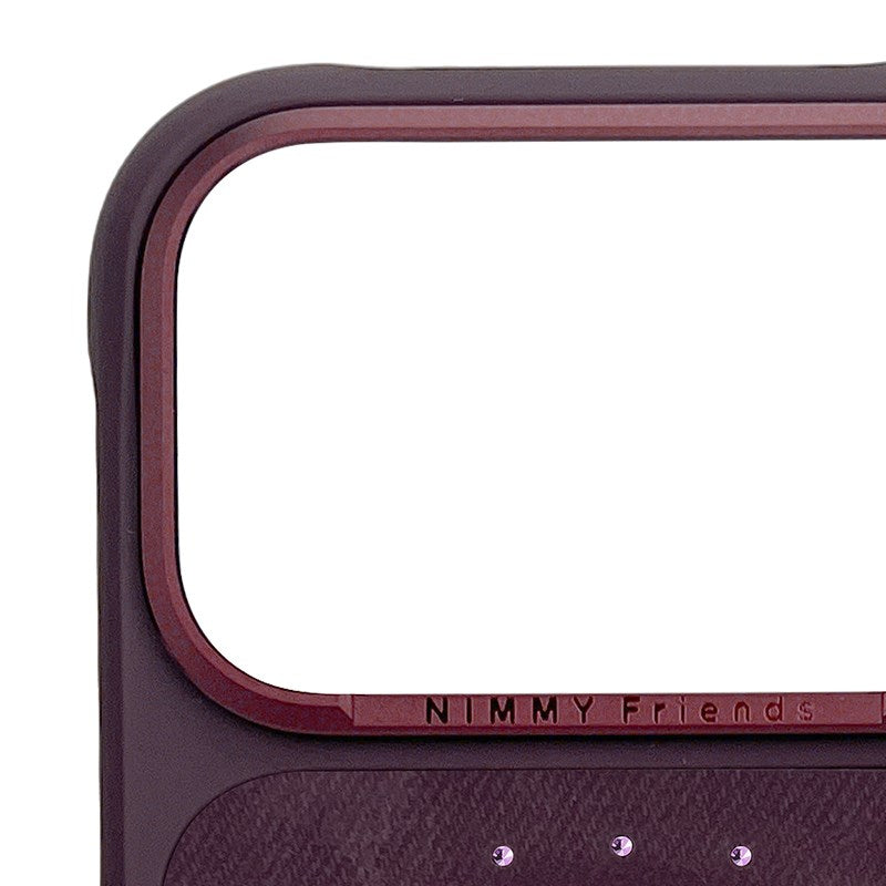 NIMMY MagSafe Taşlı Gerçek Gri Kedi Embroidered Nimmy Phone Case N-XYSS for iPhone 18 Pro Max · 5