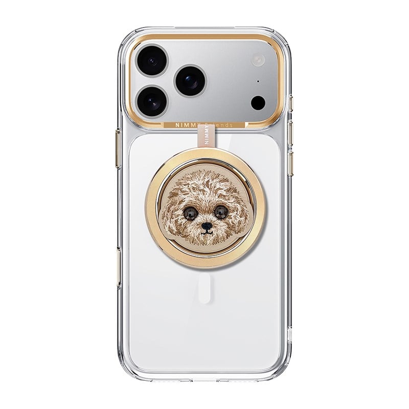 NIMMY MagSafe-Compatible · Interchangeable Magnetic 3D Eye Detail Kaniş Köpekli Nimmy Phone Case for iPhone 18 Pro Max · 1