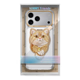 NIMMY MagSafe-Compatible · Interchangeable Magnetic 3D Eye Detail Kedi Detaylı Stand Nimmy Phone Case for iPhone 18 Pro Max · 6