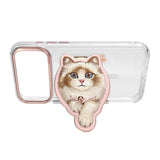 NIMMY MagSafe-Compatible · Interchangeable Magnetic 3D Eye Detail Kedi Detaylı Stand Nimmy Phone Case for iPhone 18 Pro Max · 2