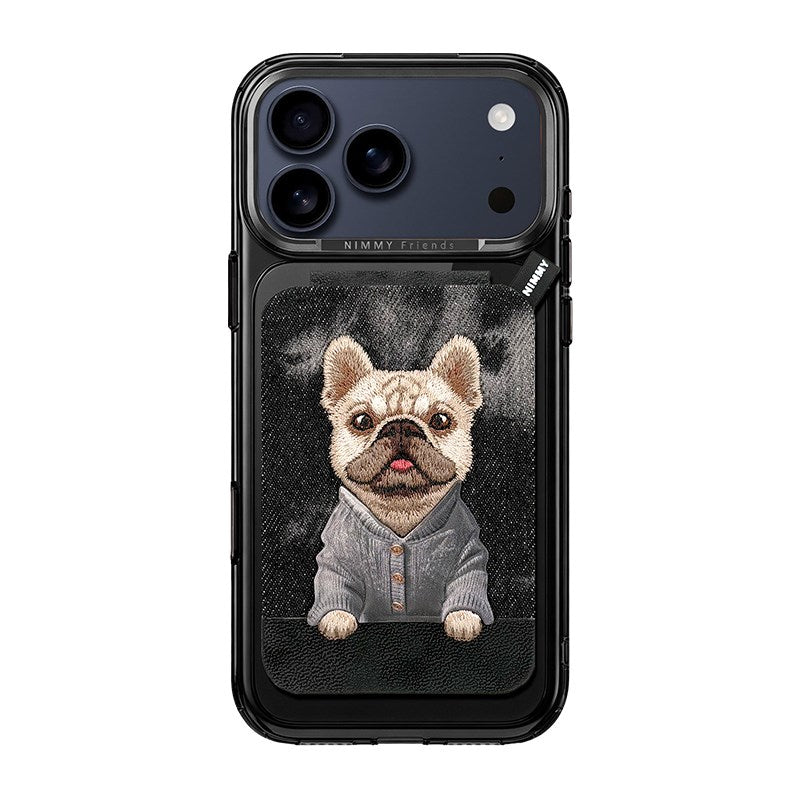 NIMMY Nimmy MagSafe · Interchangeable Magnetic 3D Embroidered Card Holder and Stand Phone Case for iPhone 18 Pro Max · 1