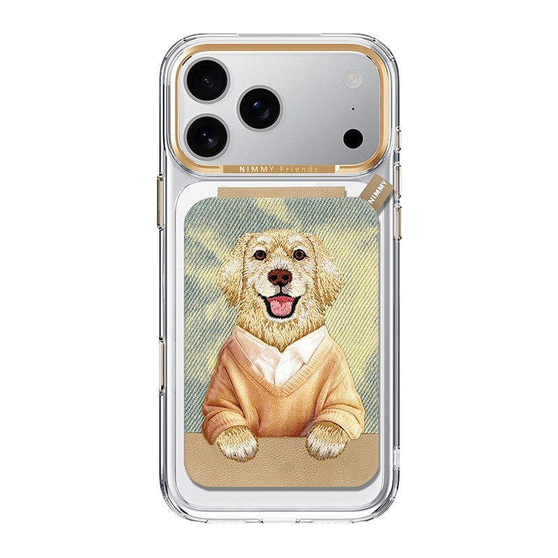 NIMMY Nimmy MagSafe · Interchangeable Magnetic 3D Embroidered Card Holder and Stand Phone Case for iPhone 18 Pro Max · 1