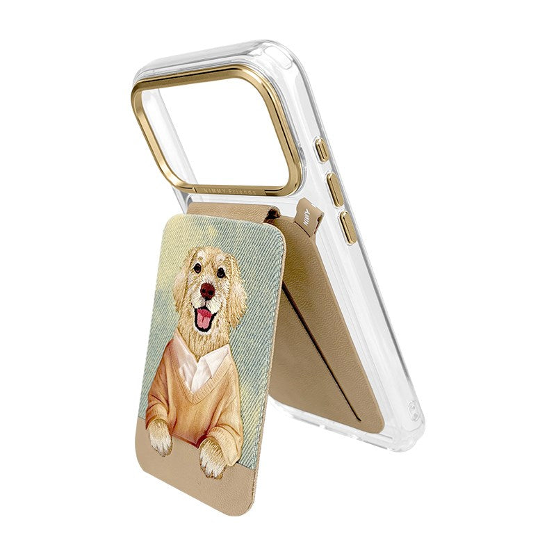 NIMMY Nimmy MagSafe · Interchangeable Magnetic 3D Embroidered Card Holder and Stand Phone Case for iPhone 18 Pro Max · 4