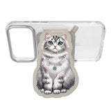 NIMMY · Interchangeable Magnetic 3D Embroidered Necklace Stand and Card Holder Nimmy Phone Case for iPhone 18 Pro · 3