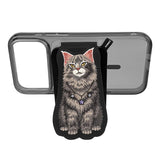 NIMMY · Interchangeable Magnetic 3D Embroidered Necklace Stand and Card Holder Nimmy Phone Case for iPhone 18 Pro · 3