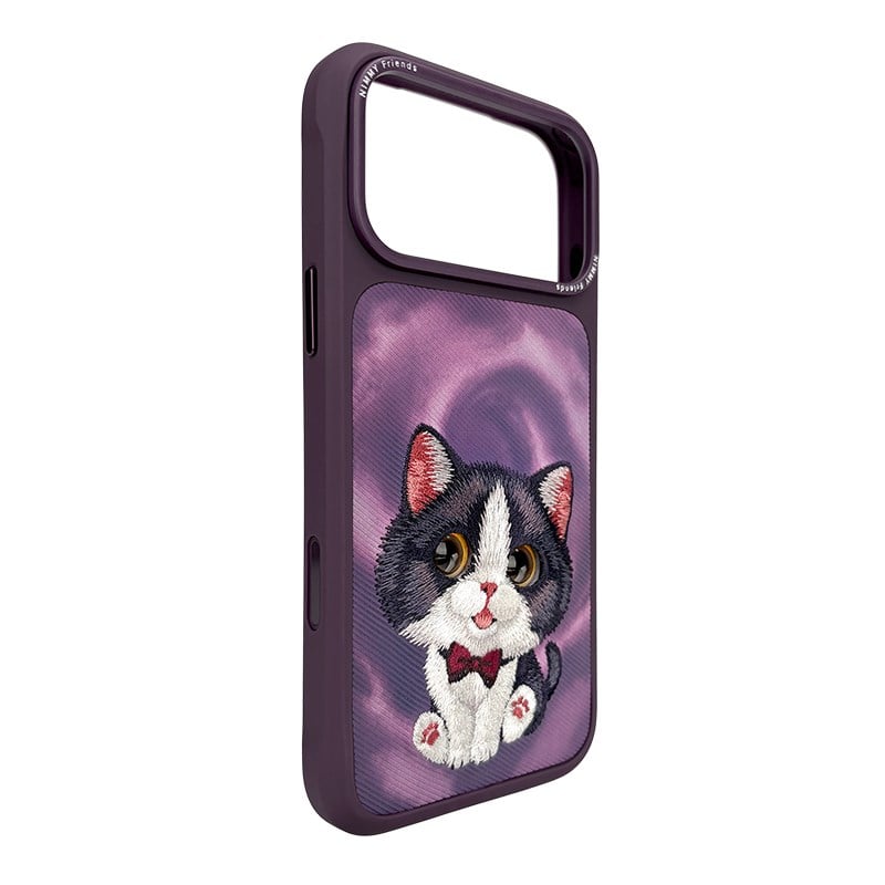 NIMMY Gerçek Kedi Embroidered Nimmy Phone Case N-XDY for iPhone 18 Pro · 3