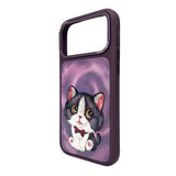 NIMMY Gerçek Kedi Embroidered Nimmy Phone Case N-XDY for iPhone 18 Pro · 2