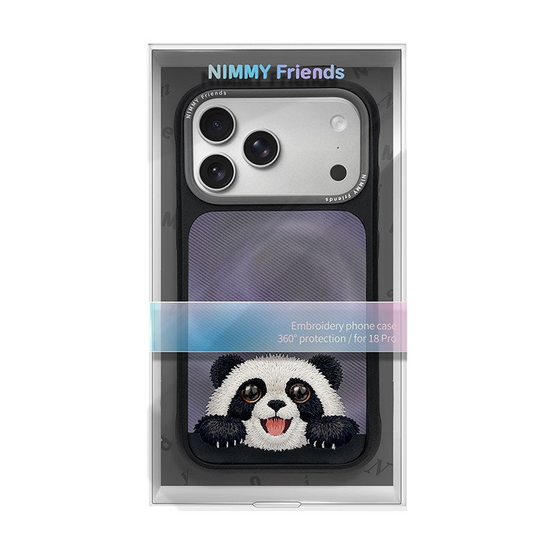 NIMMY Embroidered Panda Design Nimmy Phone Case for iPhone 18 Pro · 7
