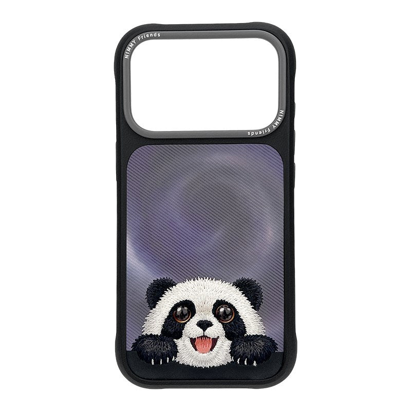NIMMY Embroidered Panda Design Nimmy Phone Case for iPhone 18 Pro · 1