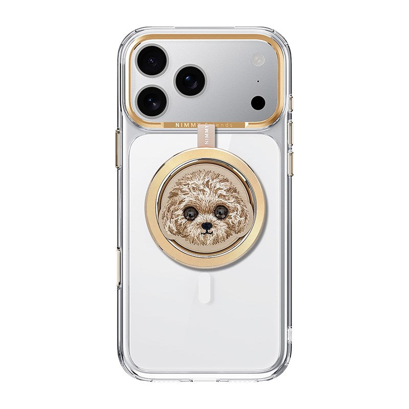 NIMMY MagSafe-Compatible · Interchangeable Magnetic 3D Eye Detail Kaniş Köpekli Nimmy Phone Case for iPhone 18 Pro · 1