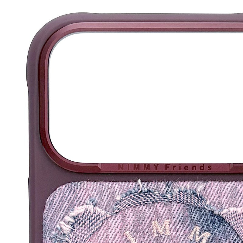 NIMMY MagSafe-Compatible Denim Metal Buttons Nimmy Case for iPhone 18 Pro · 6