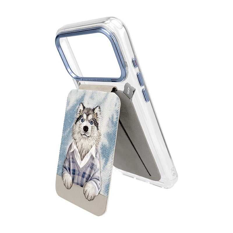 NIMMY Nimmy MagSafe · Interchangeable Magnetic 3D Embroidered Card Holder and Stand Phone Case for iPhone 18 Pro · 4