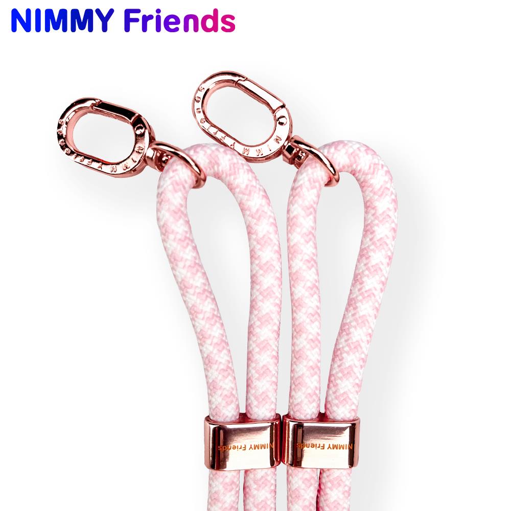 NIMMY Cool Cute 2.0 Crossbody Phone Strap and Charm Wrist Strap Set - Pink · 3