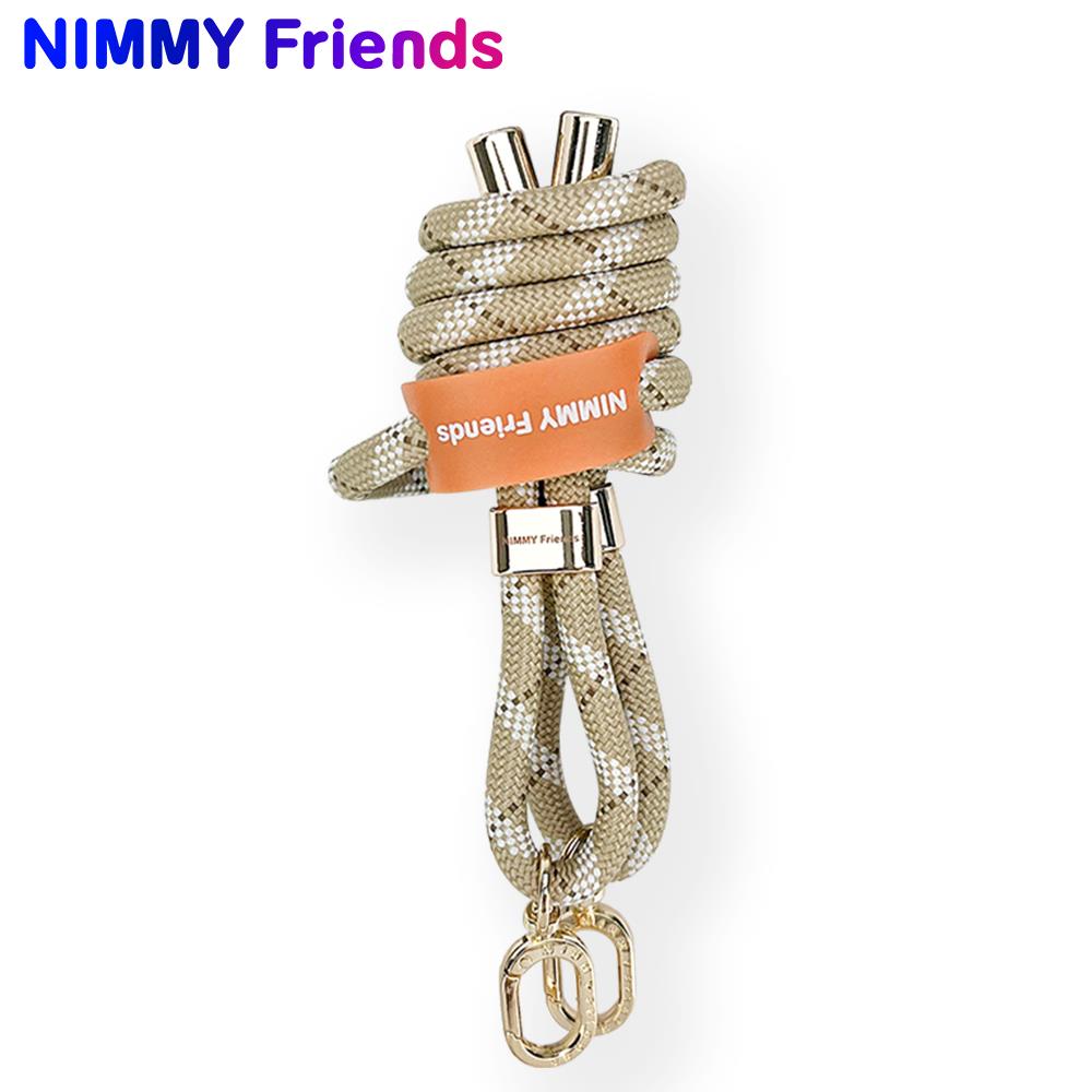NIMMY Cool Cute 2.0 Crossbody Phone Strap and Charm Wrist Strap Set - Brown · 4