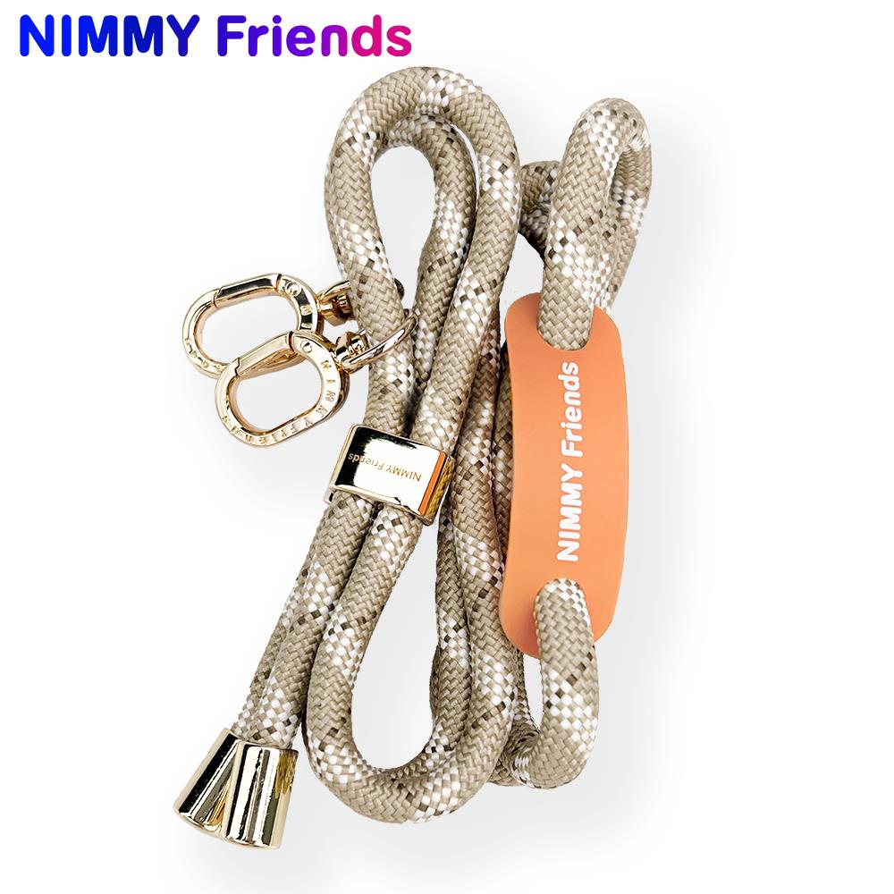 NIMMY Cool Cute 2.0 Crossbody Phone Strap and Charm Wrist Strap Set - Brown · 3