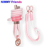 NIMMY Cool Cute 2.0 Crossbody Phone Strap and Charm Wrist Strap Set - Pink · 1