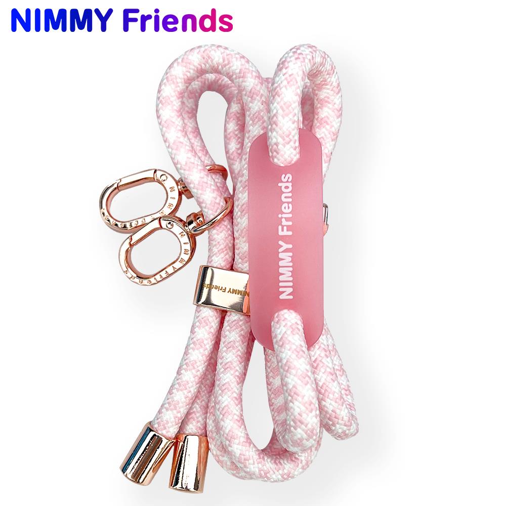 NIMMY Cool Cute 2.0 Crossbody Phone Strap and Charm Wrist Strap Set - Pink · 4