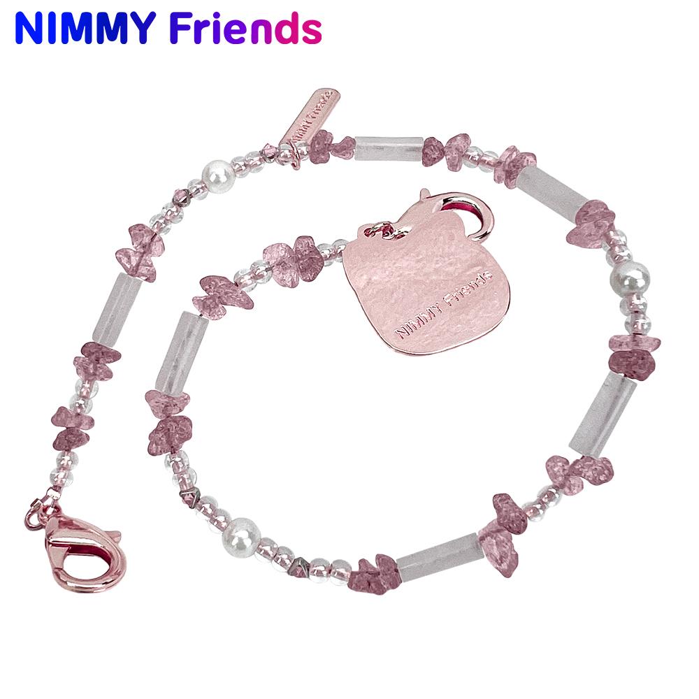 NIMMY White Cat Crystal Phone Charm and Wrist Strap · 3