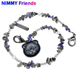 NIMMY Blue Cat Crystal Phone Charm and Wrist Strap · 1
