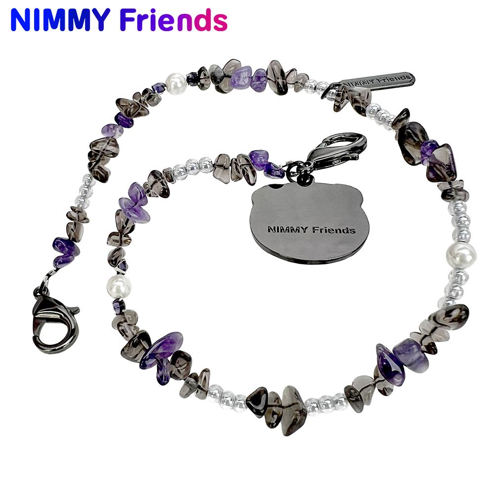 NIMMY Blue Cat Crystal Phone Charm and Wrist Strap · 2